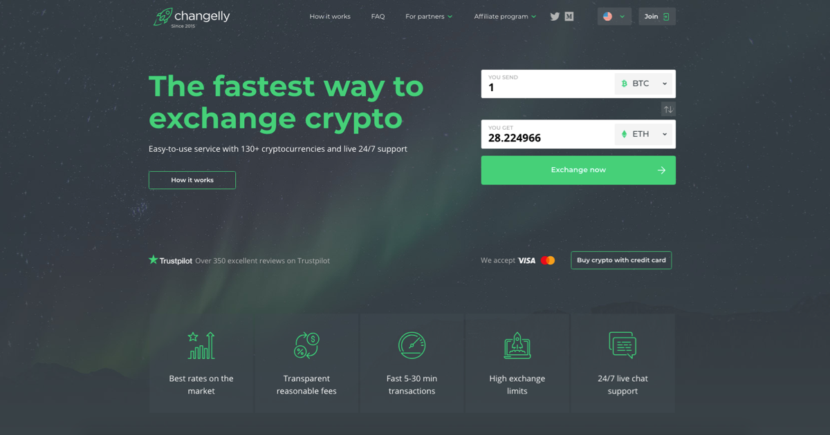 Changelly Coinbase Alternative