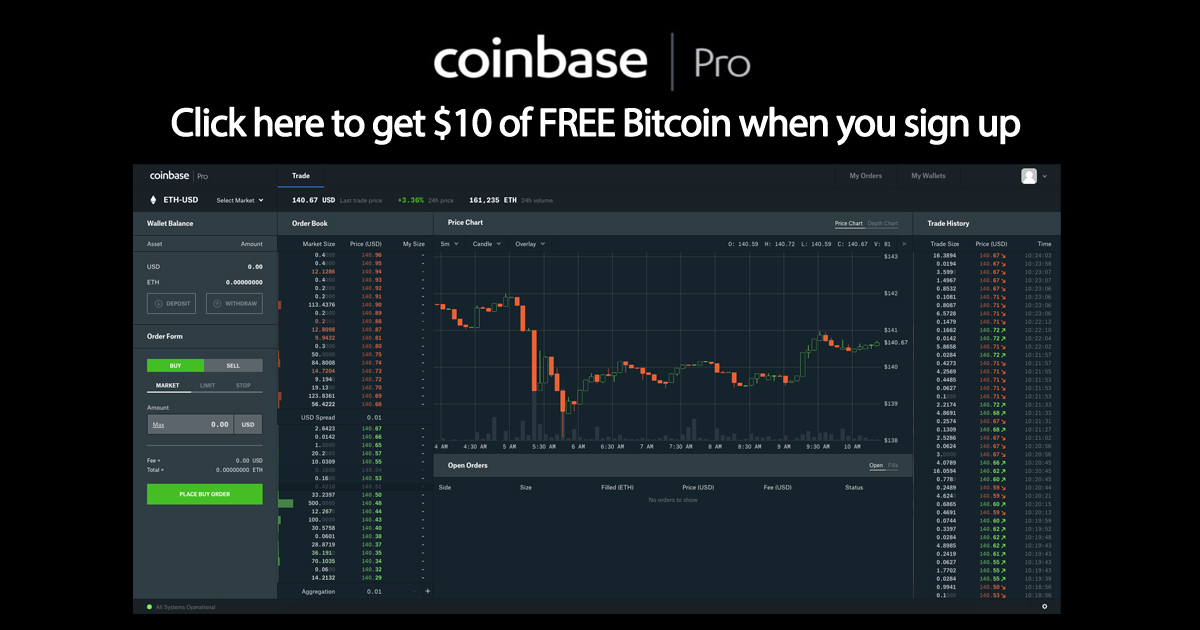 CoinbasePro - Cryptocurrency Exchange